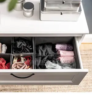 Photo - Ikea Drawer Organizer Box, Set of 6, Dark Grey