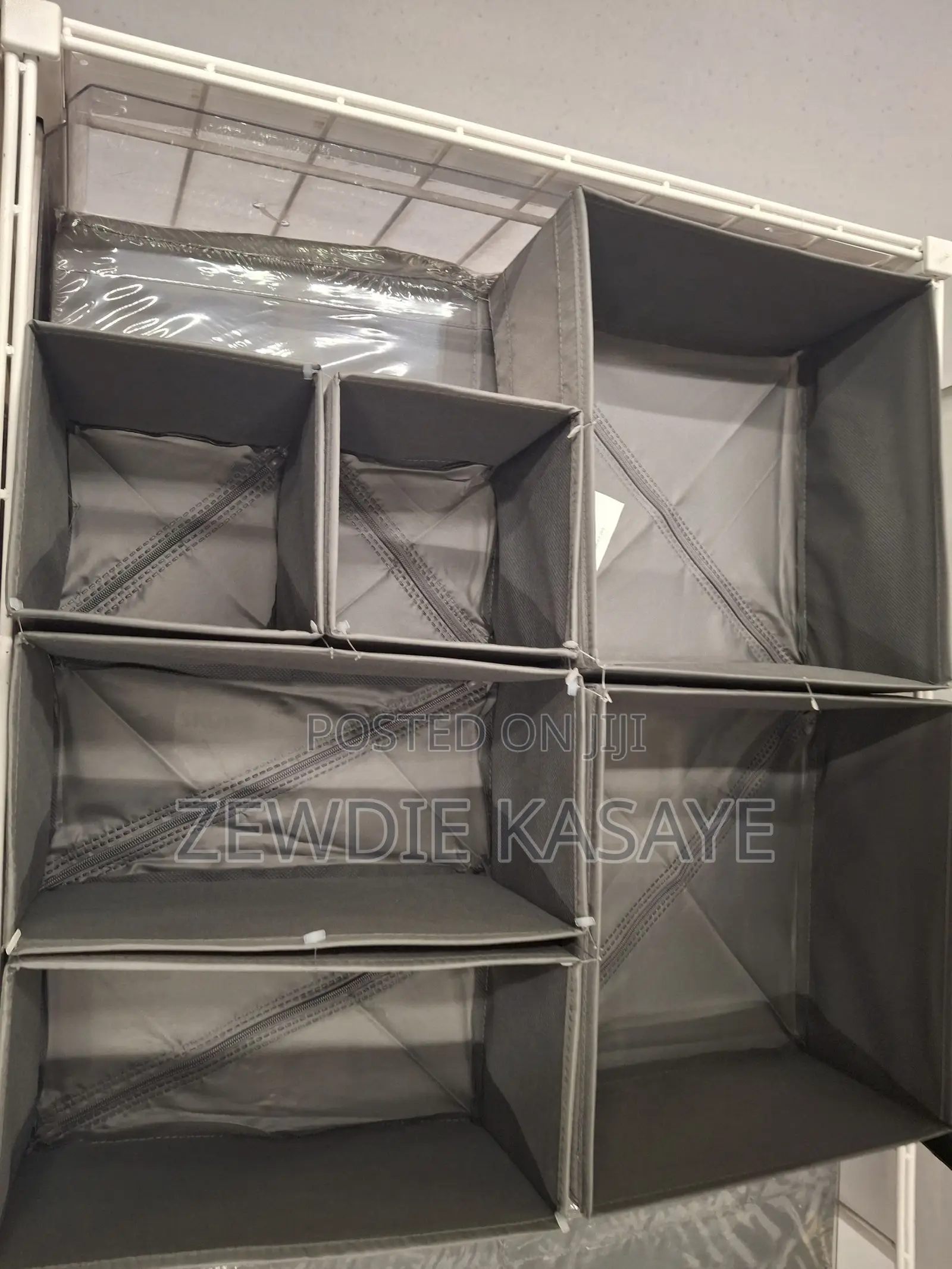 Ikea Drawer Organizer Box, Set of 6, Dark Grey