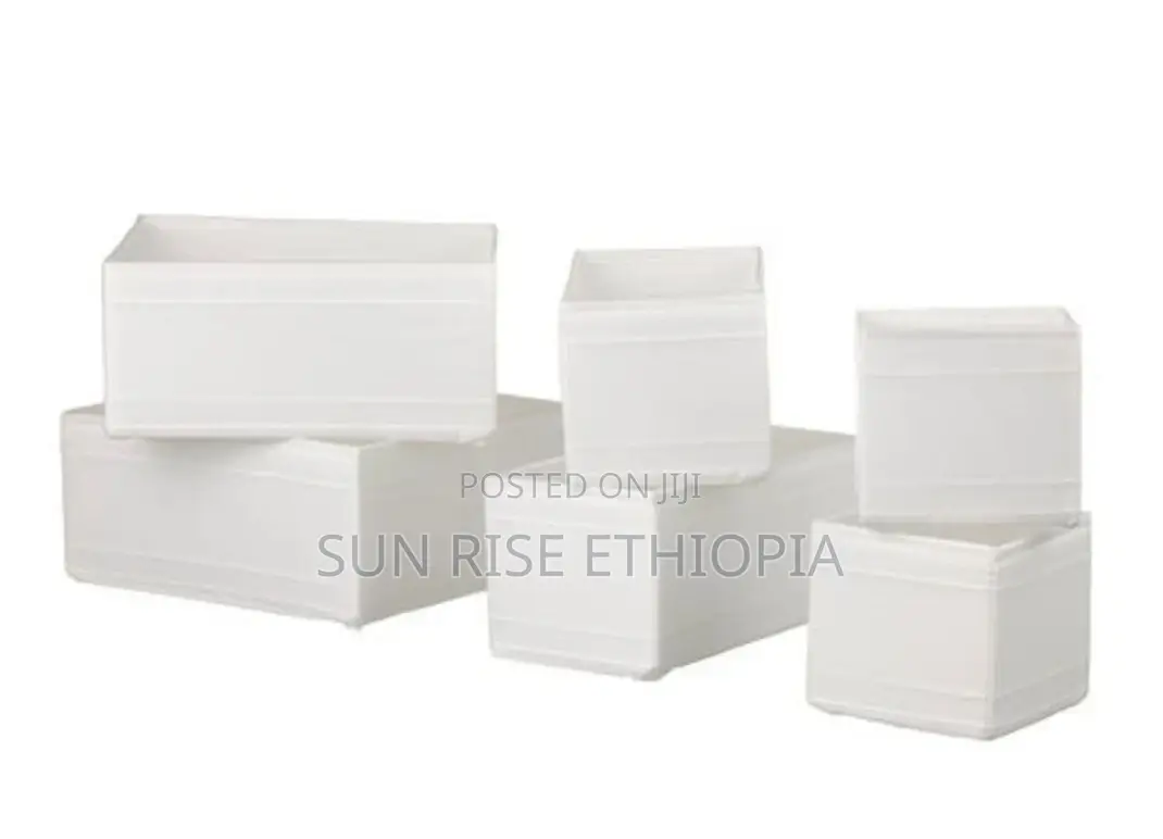 Ikea Drawer Organizer Box, Set of 6, White