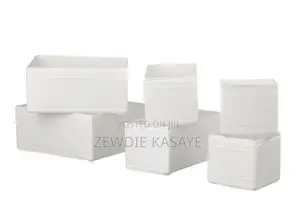 Ikea Drawer Organizer Box, Set of 6, White