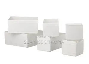 Ikea Drawer Organizer Box, Set of 6, White