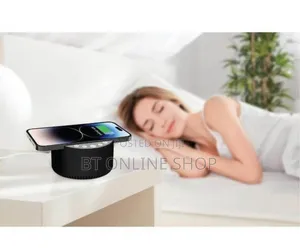 Rovik 3-in-1 Bluetooth Speaker With Sleep Machine Wireless Charger