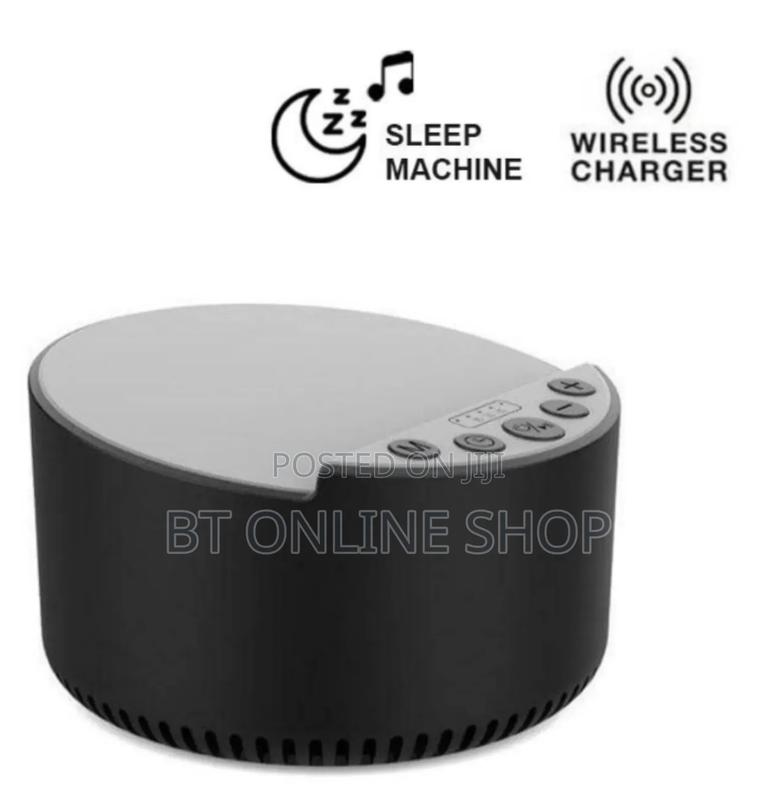 Rovik 3-in-1 Bluetooth Speaker With Sleep Machine Wireless Charger