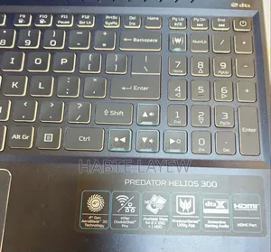 New Laptop Acer Predator Helios 300 16GB Intel Core I7 SSD 1T