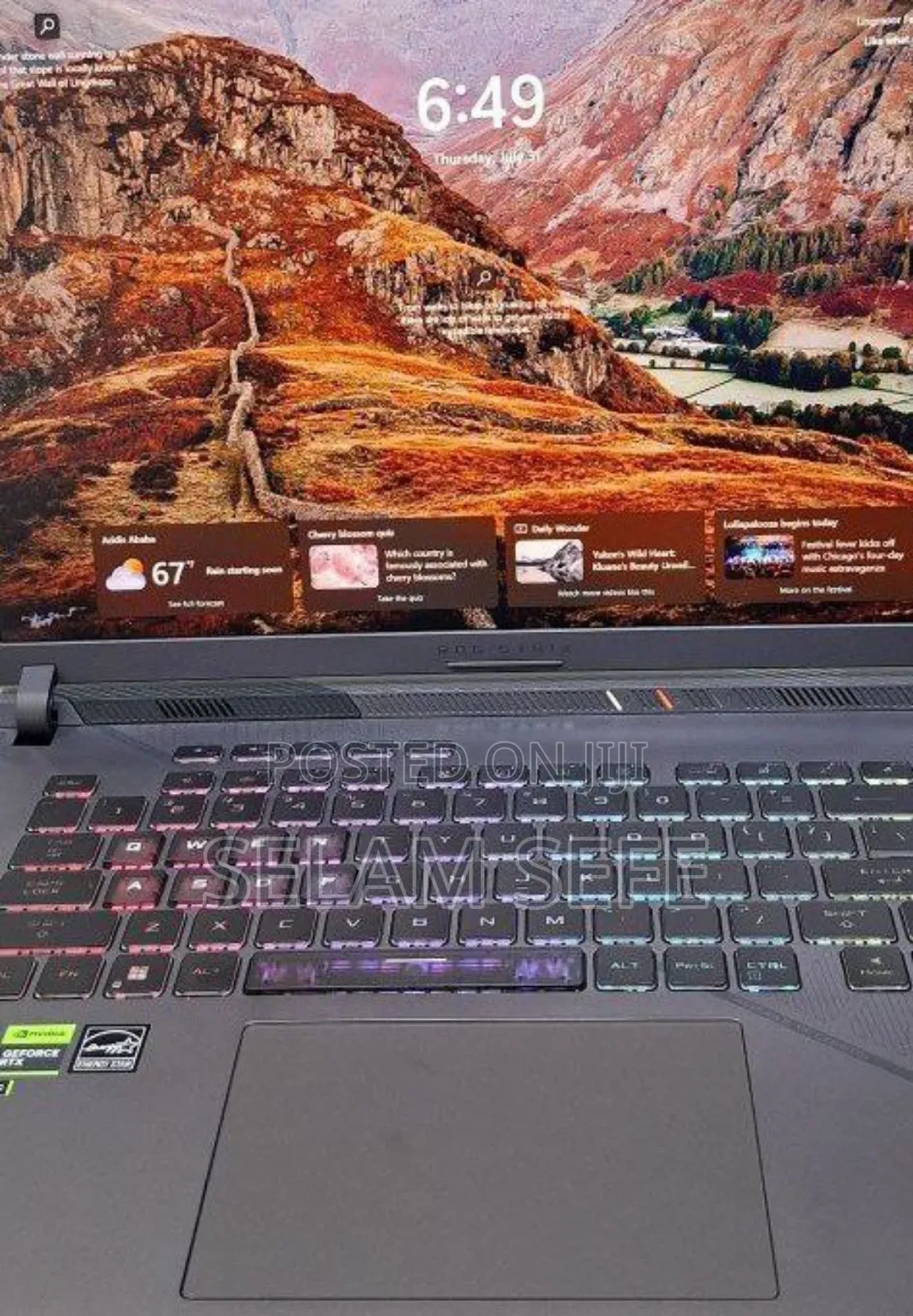 New Laptop Asus 32GB Intel Core I9 SSD 1T