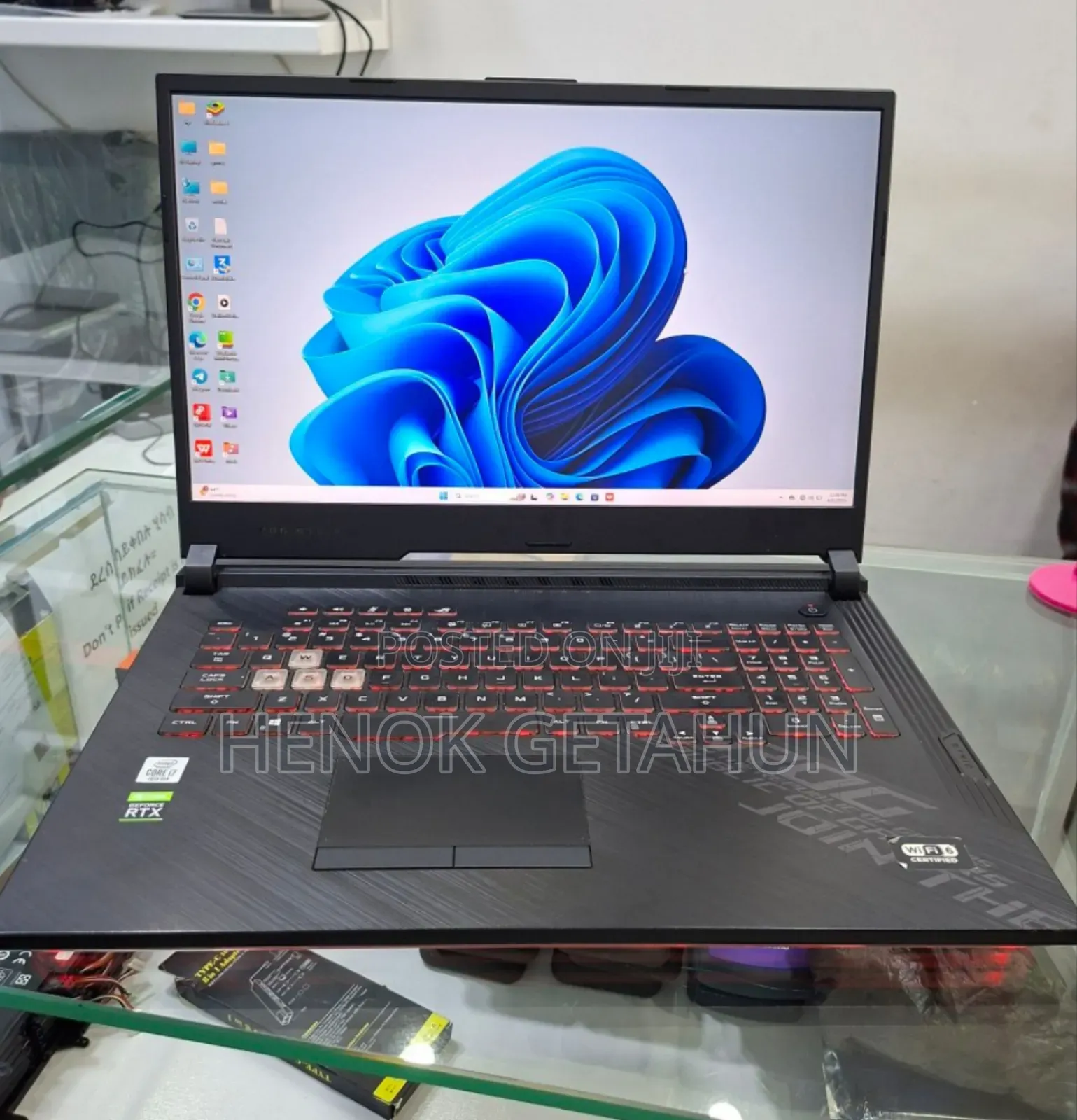 New Laptop Asus ROG Strix G15 16GB Intel Core I7 SSD 1T