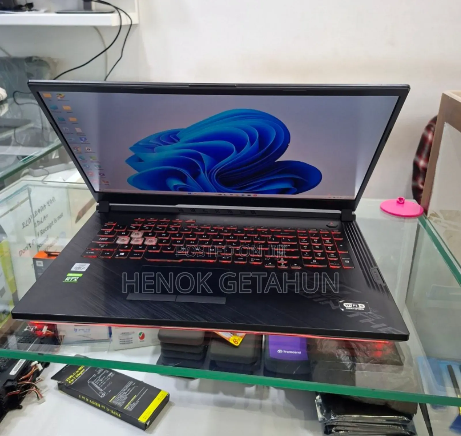 New Laptop Asus ROG Strix G15 16GB Intel Core I7 SSD 1T