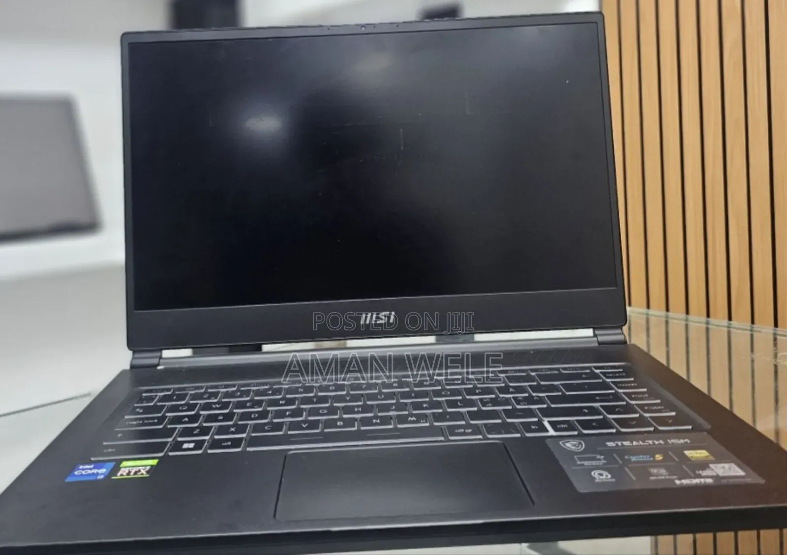 New Laptop MSI Stealth GS77 16GB Intel Core I7 SSD 1T