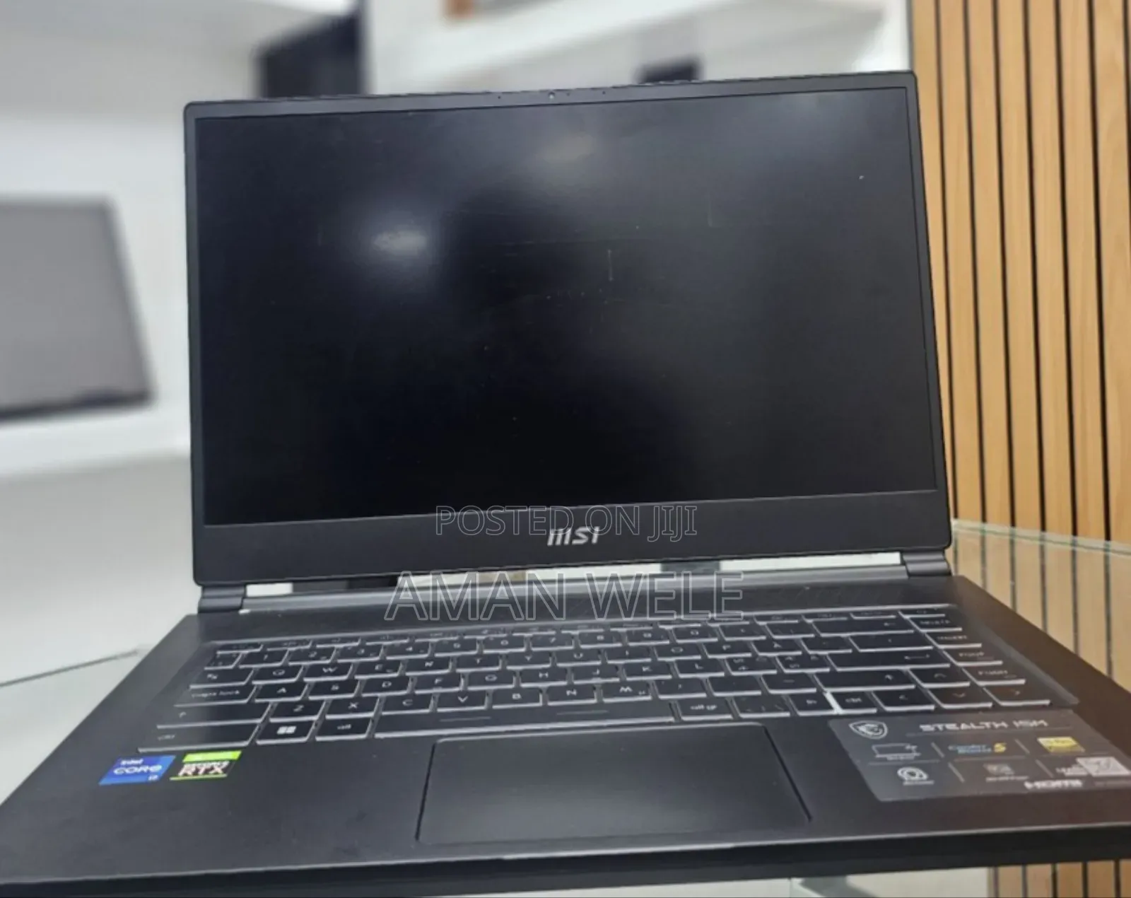 New Laptop MSI Stealth GS77 16GB Intel Core I7 SSD 1T