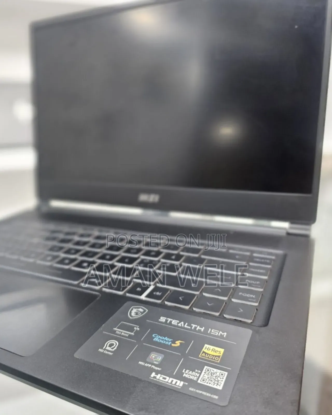 New Laptop MSI Stealth GS77 16GB Intel Core I7 SSD 1T