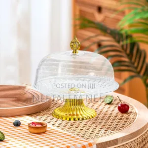 Acrylic Cake Stand With Dome