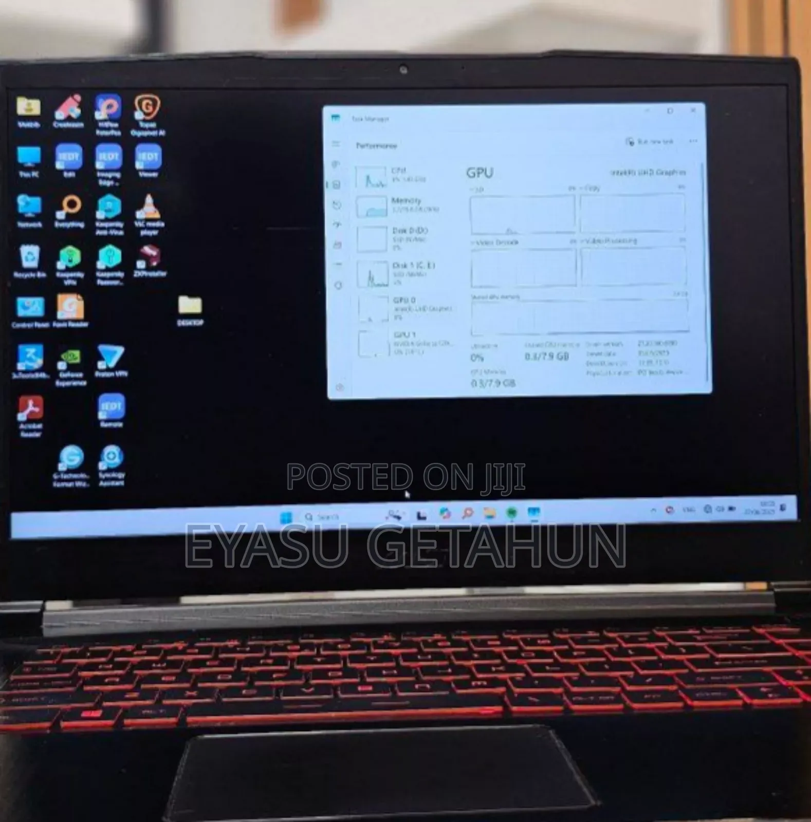 New Laptop MSI CR400 16GB Intel Core I7 SSD 1T