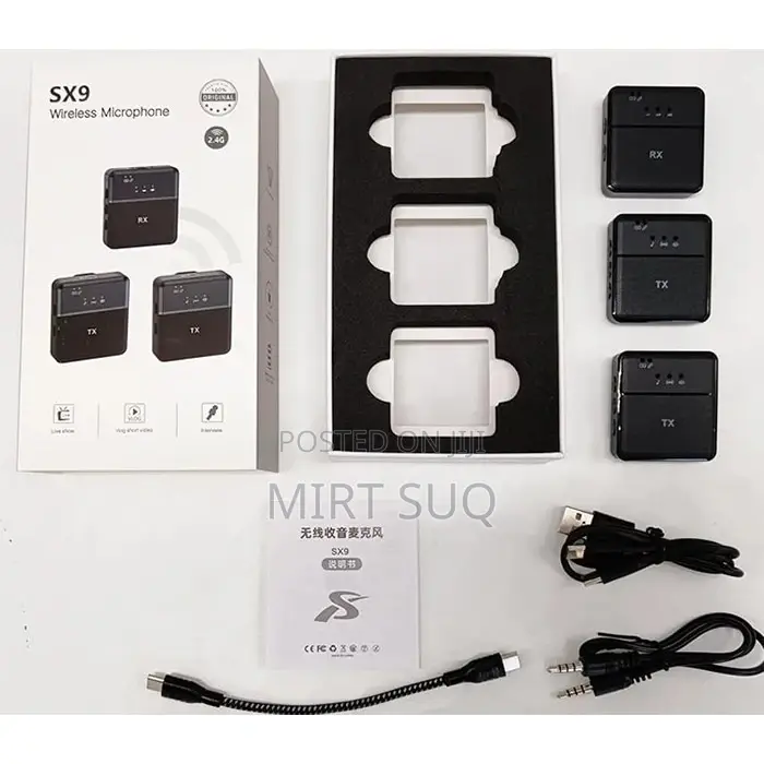 Sx9 Wireless Microphone for Type C 3.5 Interface