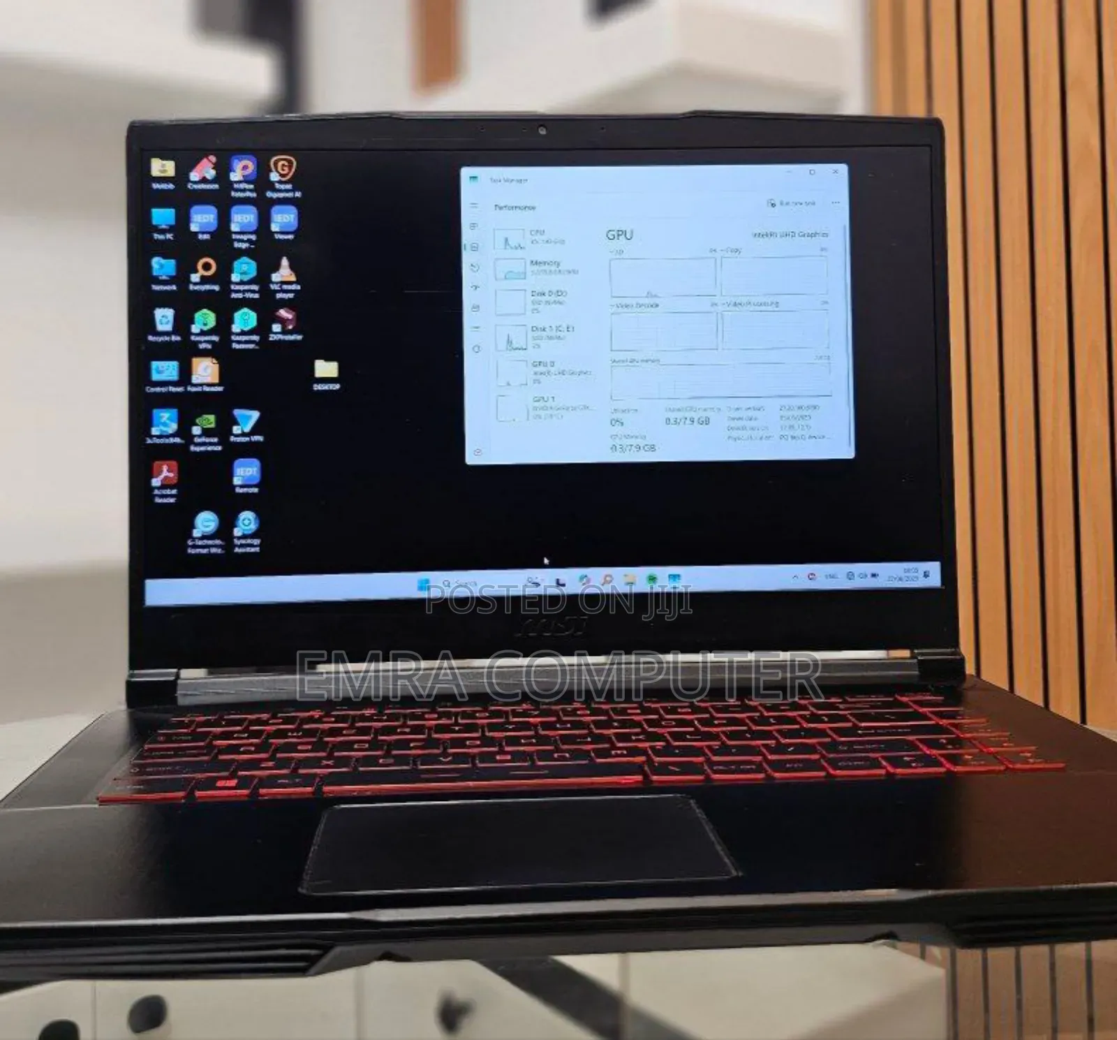 New Laptop MSI 16GB Intel Core I7 SSD 1T