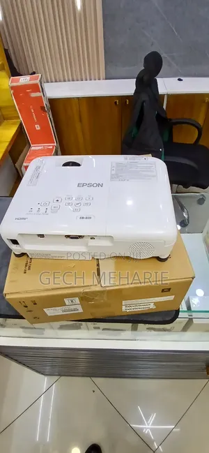 Epson Projector Brand New With Cartoon Model Name: Eb-E01 Hardw