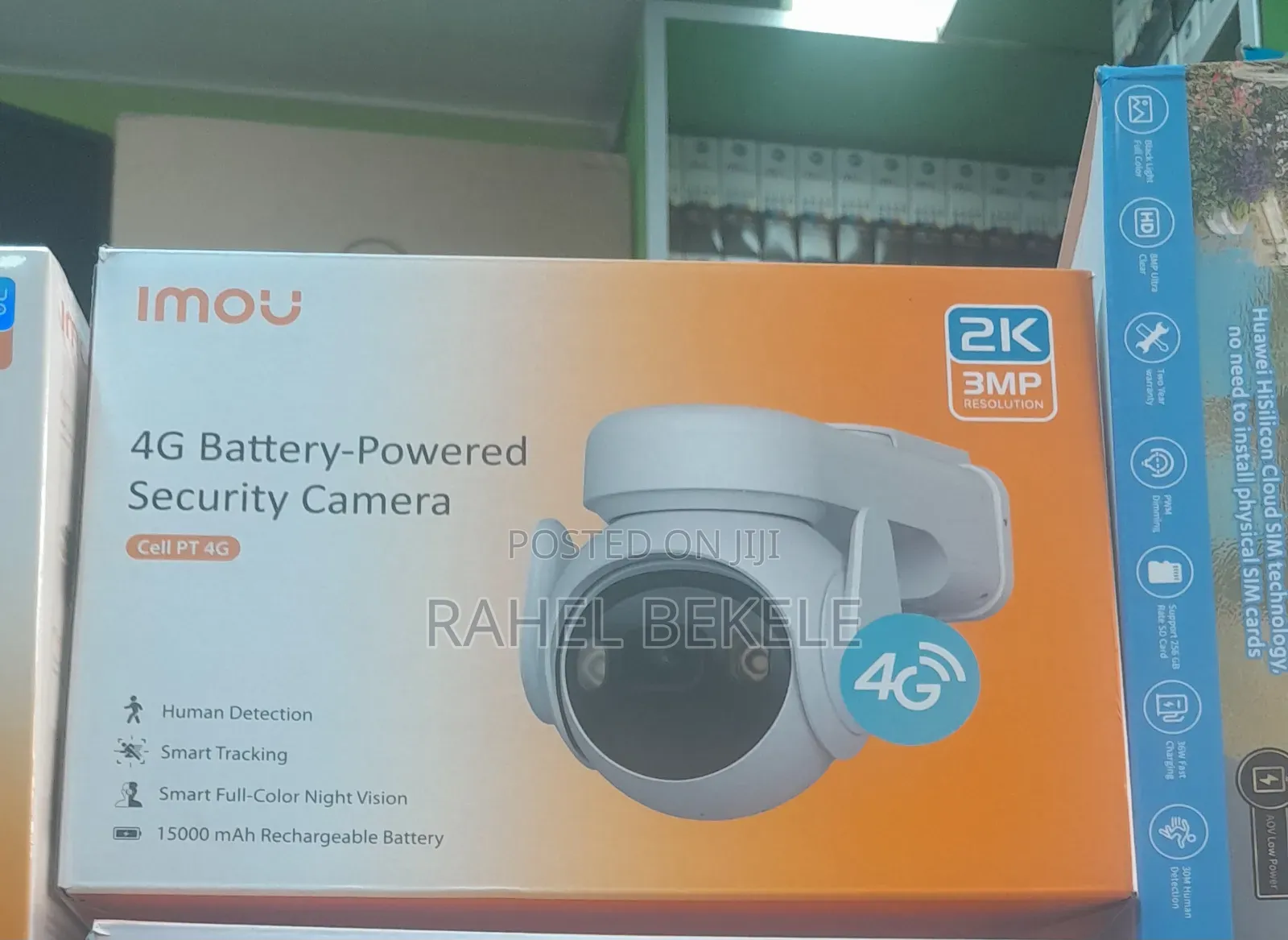 Imou Cell Pt 4g Battery-Powered Security Camera.