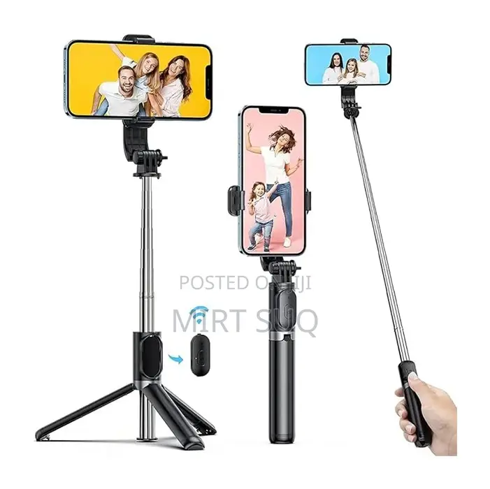 1 Meter Long Retractable Selfie Stick Tripod
