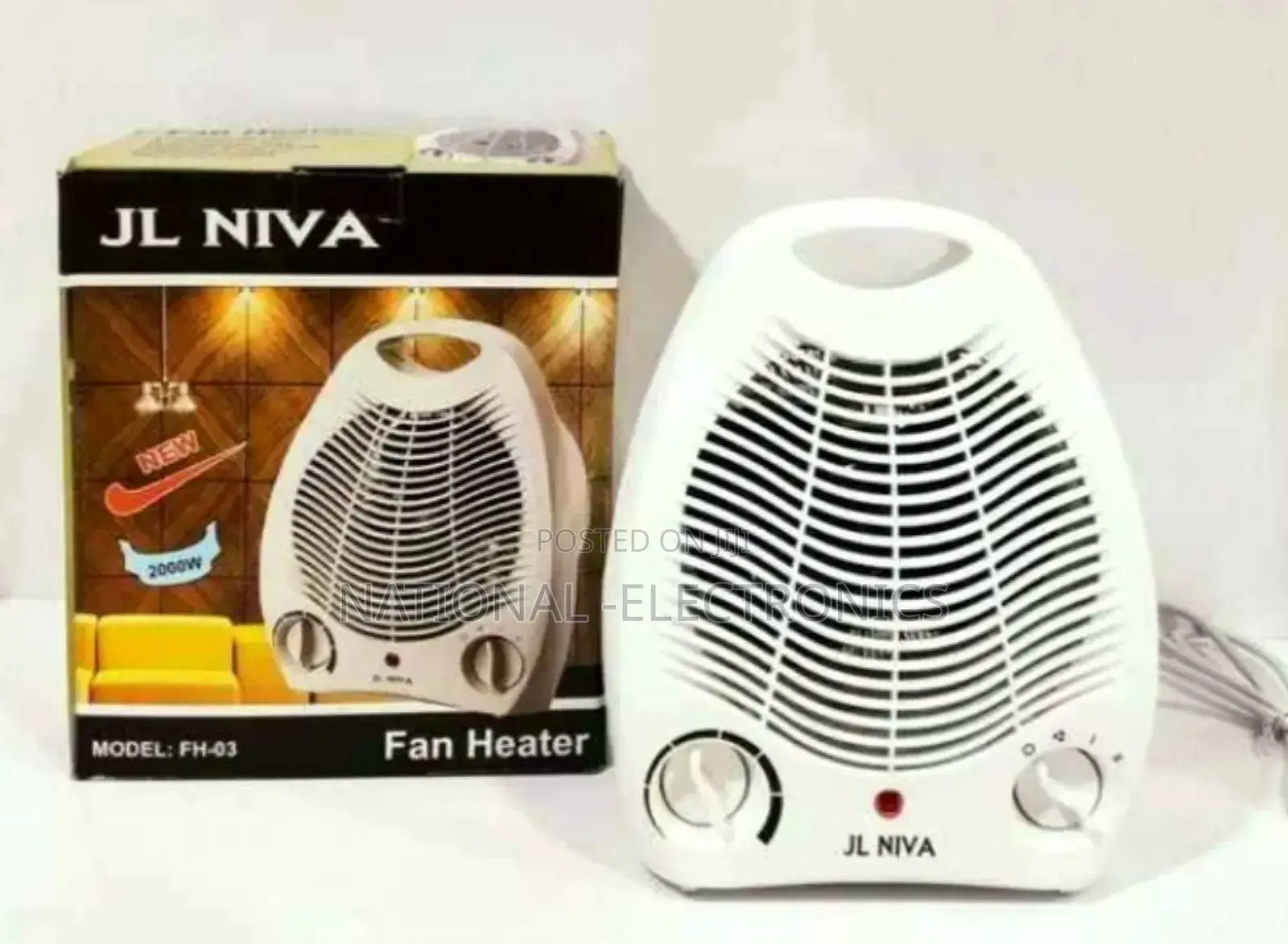 Jl Niva Room Heater Fan With Heatr
