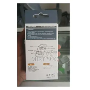 Multifunction Wireless Car Fm Player With 7 Color Led Rgb Light