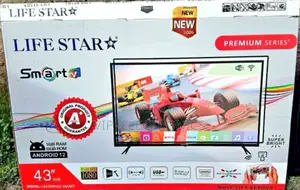 Photo - Lifestar Tv 43 Inch Smart Android 12.0 Full Hd 1080p New 2024 Tv