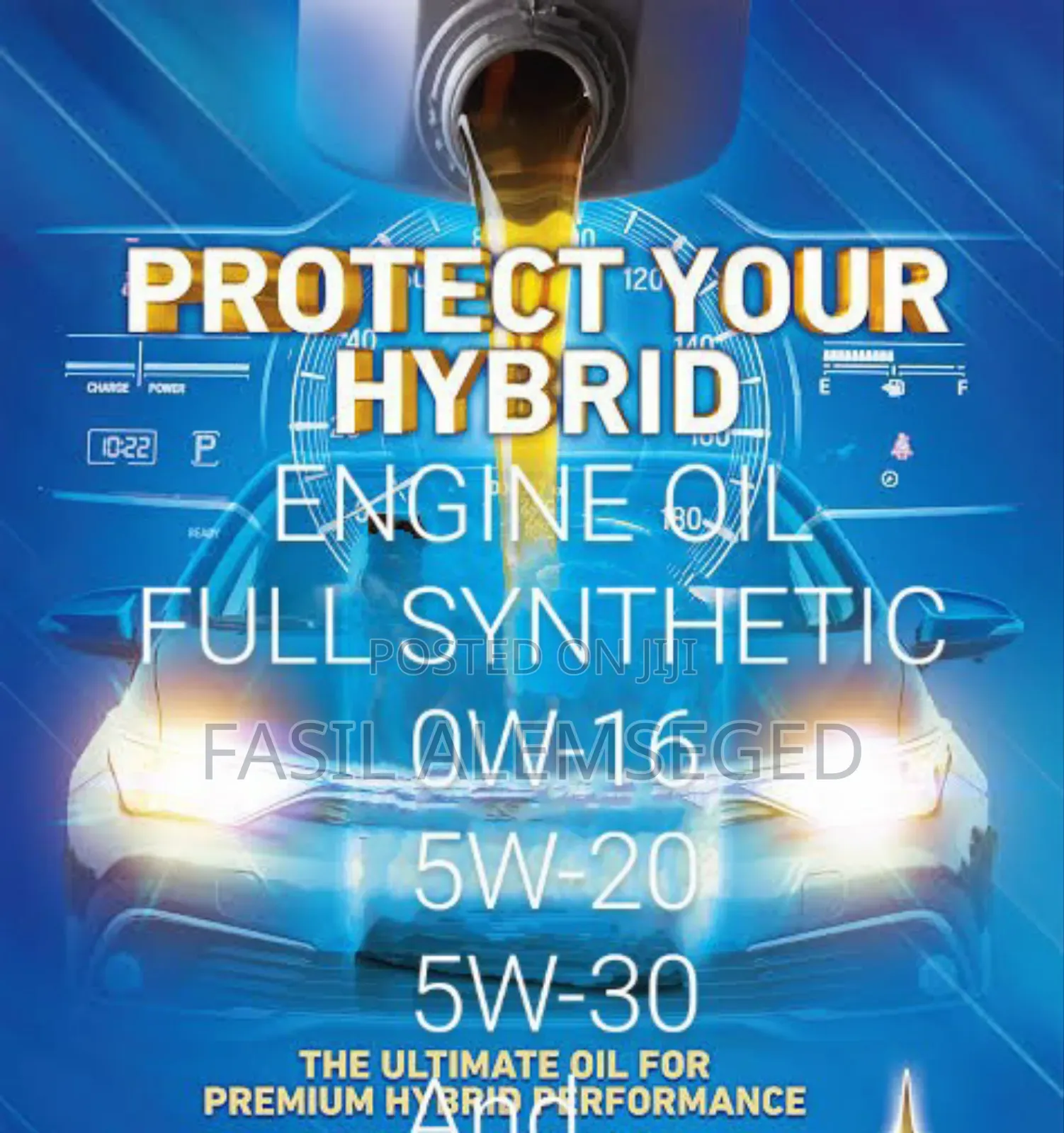 For Hybrid Car Engine Oil (0w-20 0w-16 5w-30)