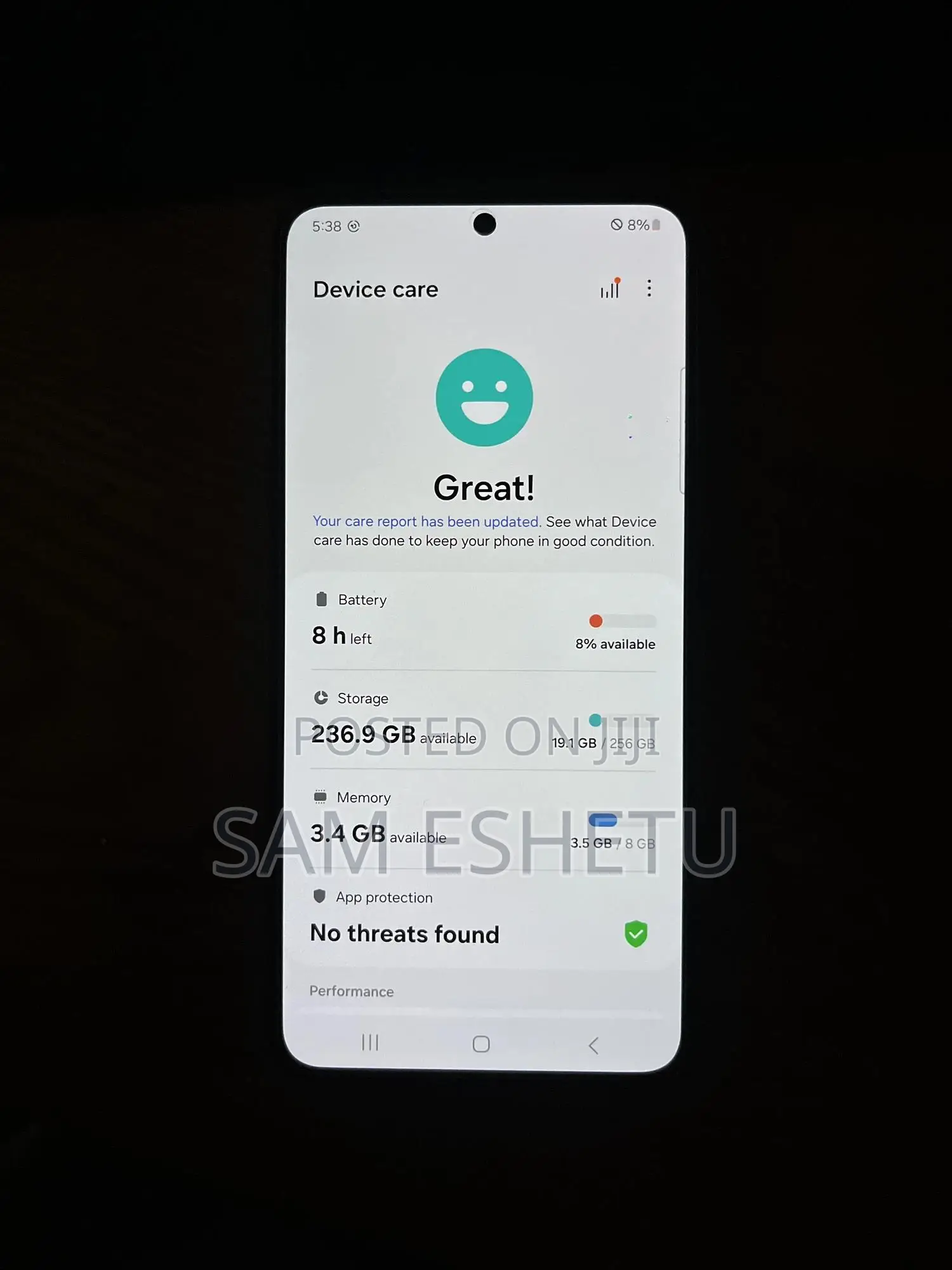 New Samsung Galaxy S23 256 GB Black