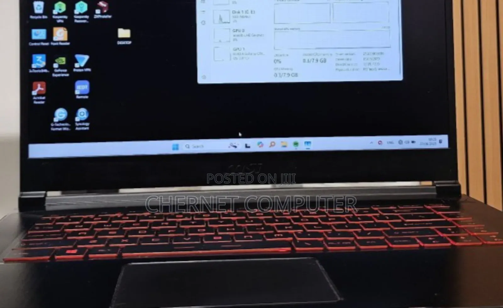 New Laptop MSI Katana 15 16GB Intel Core I7 SSD 1T