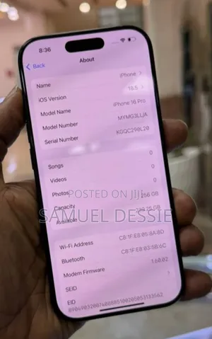 New Apple iPhone 16 Pro 256 GB Blue