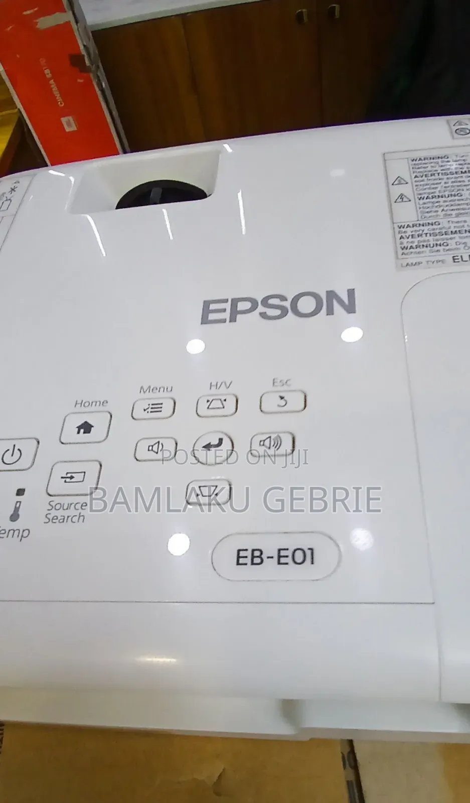 Repson Projector Brand New 
With Cartoon 
Model Name: Eb-E01