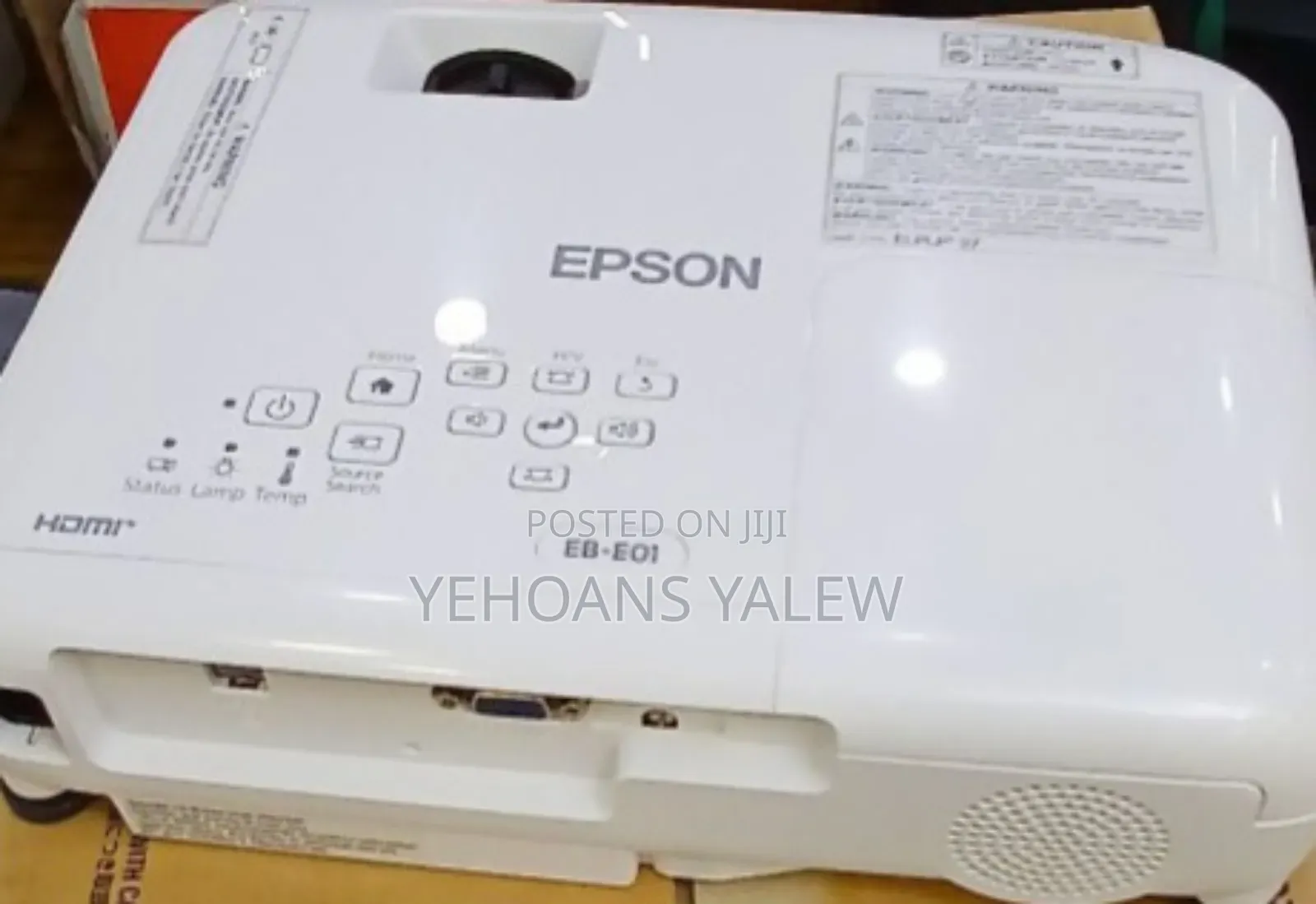 Epson Projector Brand New With Cartoon Model Name: Eb-E01 Hardw