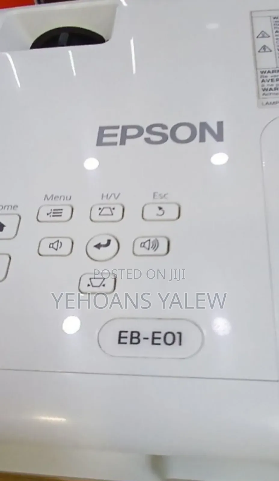 Epson Projector Brand New With Cartoon Model Name: Eb-E01 Hardw