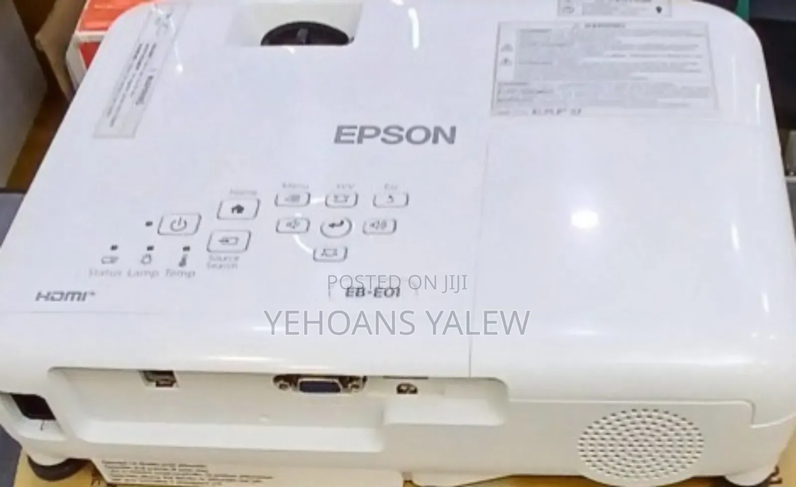 Epson Projector Brand New With Cartoon Model Name: Eb-E01 Hardw