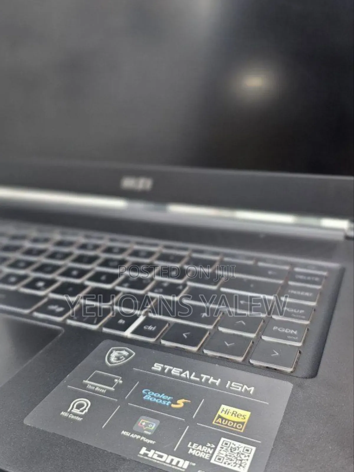 New Laptop MSI Stealth GS77 16GB Intel Core I7 SSD 1T