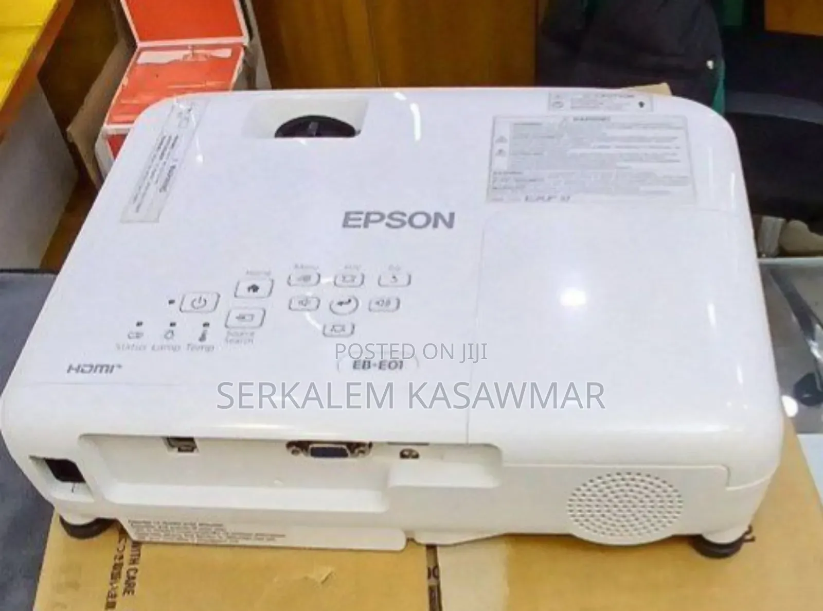1epson Projector Brand New With Cartoon Model Name: Eb-E01 Ha