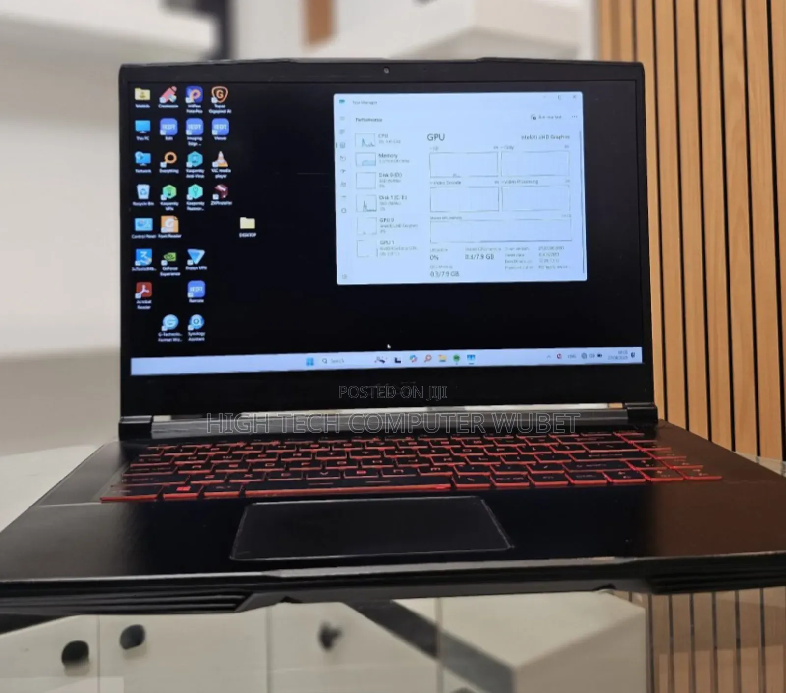 New Laptop MSI Pulse GL66 16GB Intel Core I7 SSD 1T