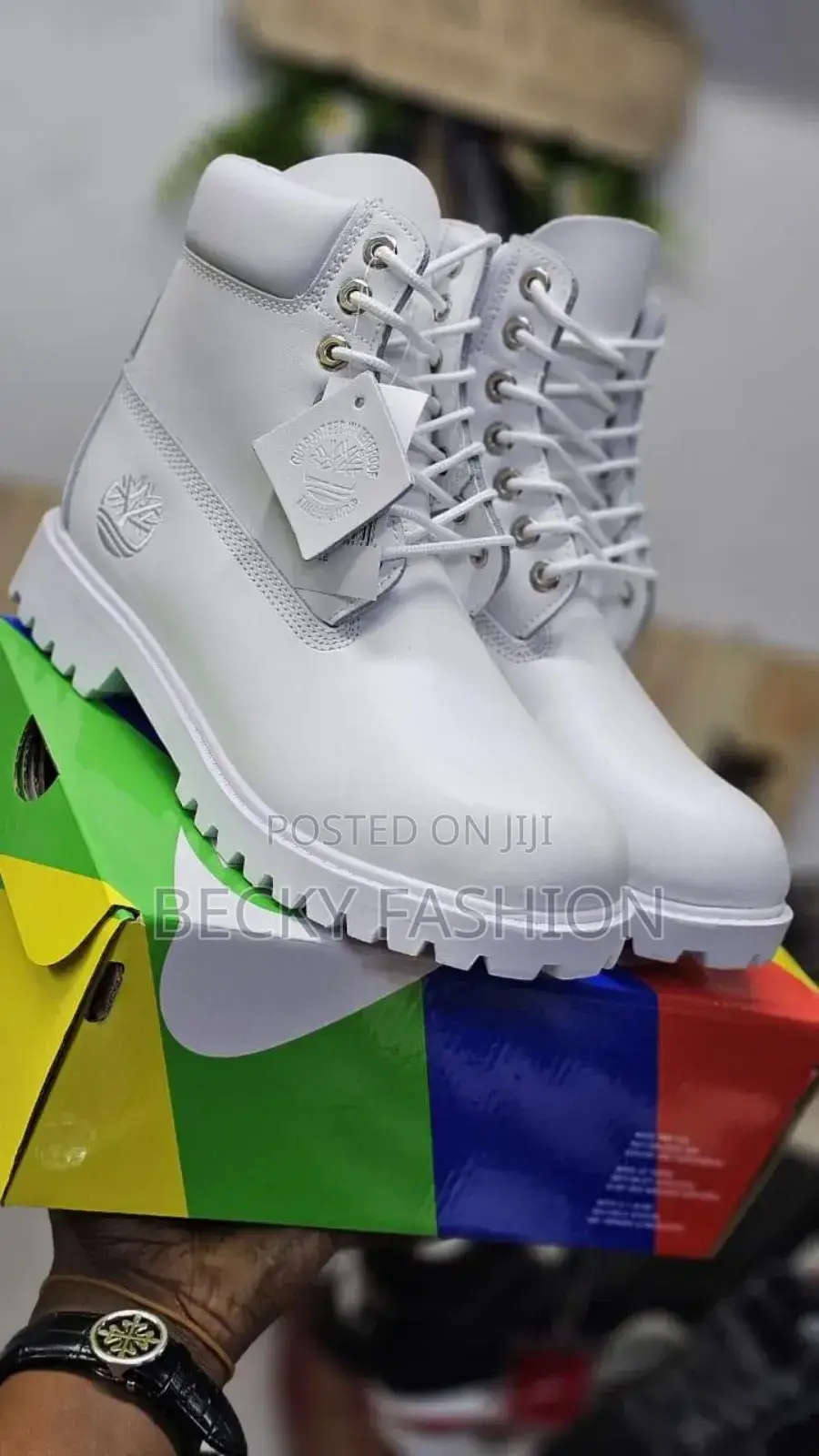 Timberland Boots White Shoes