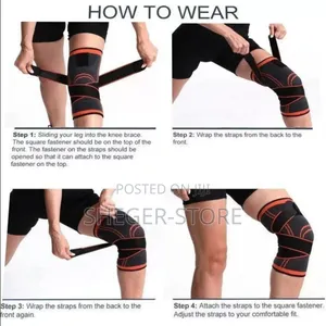 Orginal 1pc Knee Support Belt (የጉልበት መደገፊያ) Delivery Free