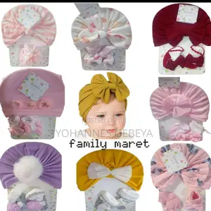 Photo - Toddler Baby Girl Head Wrap SND Socks