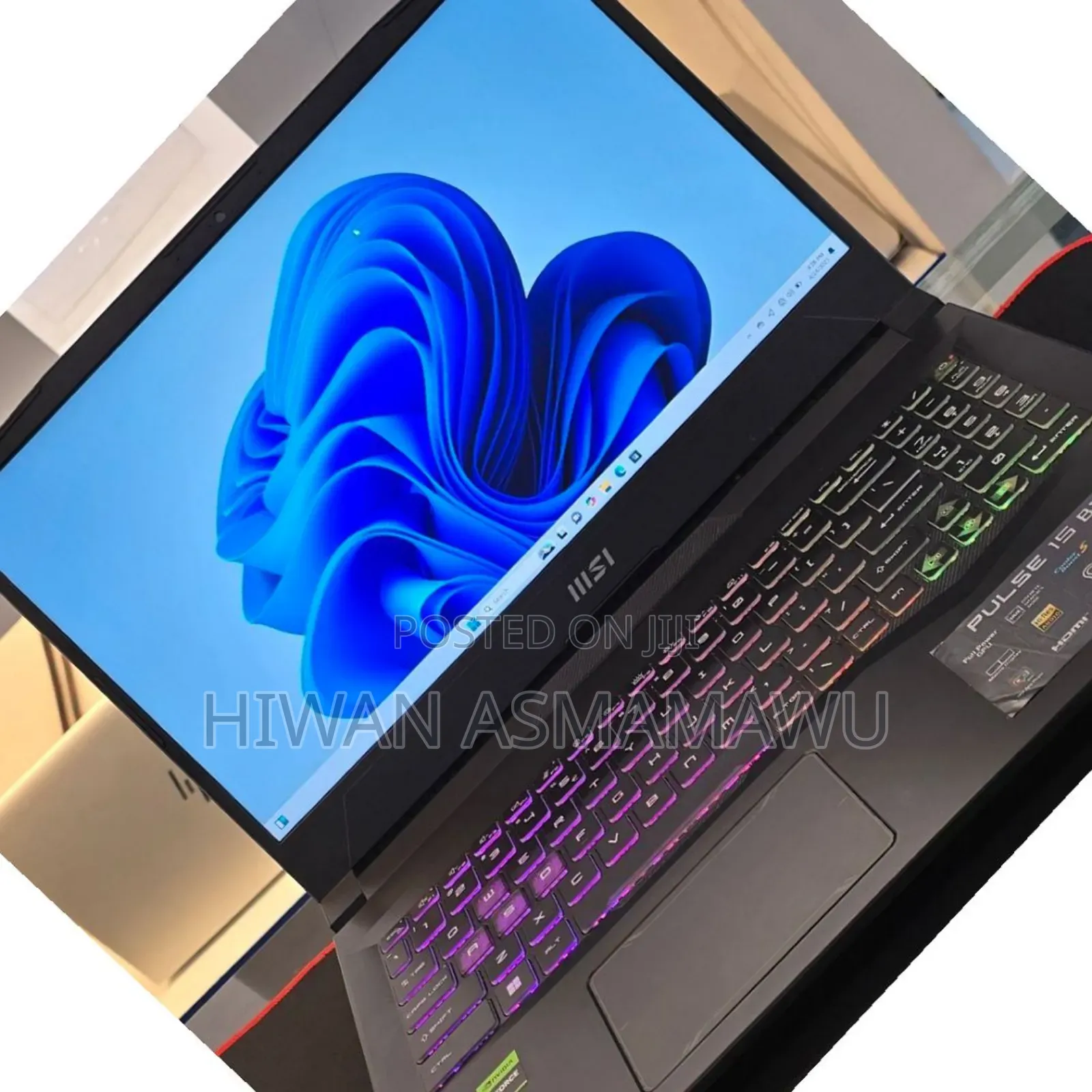 New Laptop MSI Pulse GL66 16GB Intel Core I7 SSD 1T