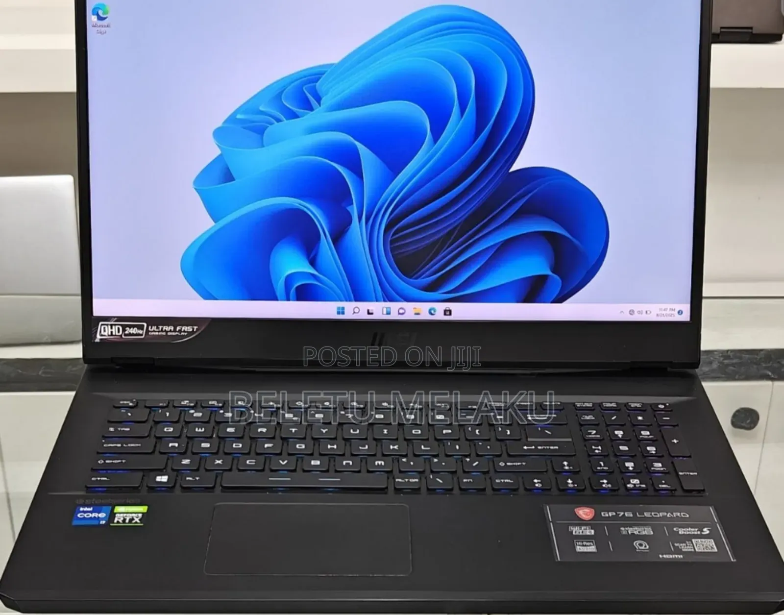 New Laptop MSI GF63 16GB Intel Core I7 SSD 1T