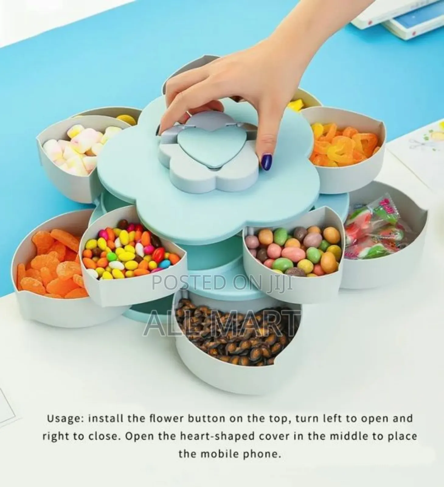 Double Layer Rotating Candy Box