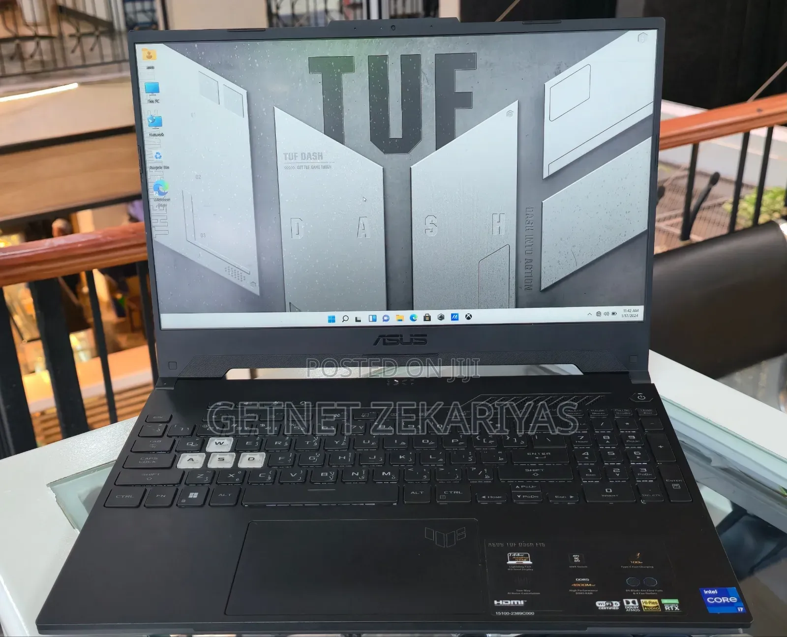 New Laptop Asus TUF Gaming A15 16GB Intel Core I7 SSD 512GB