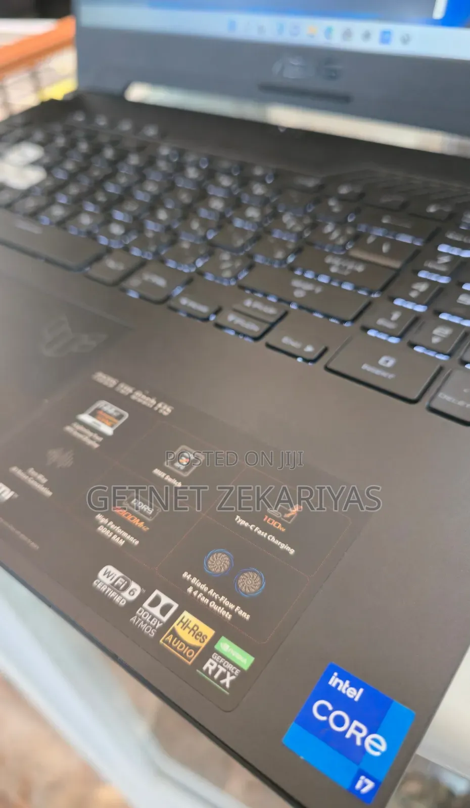 New Laptop Asus TUF Gaming A15 16GB Intel Core I7 SSD 512GB