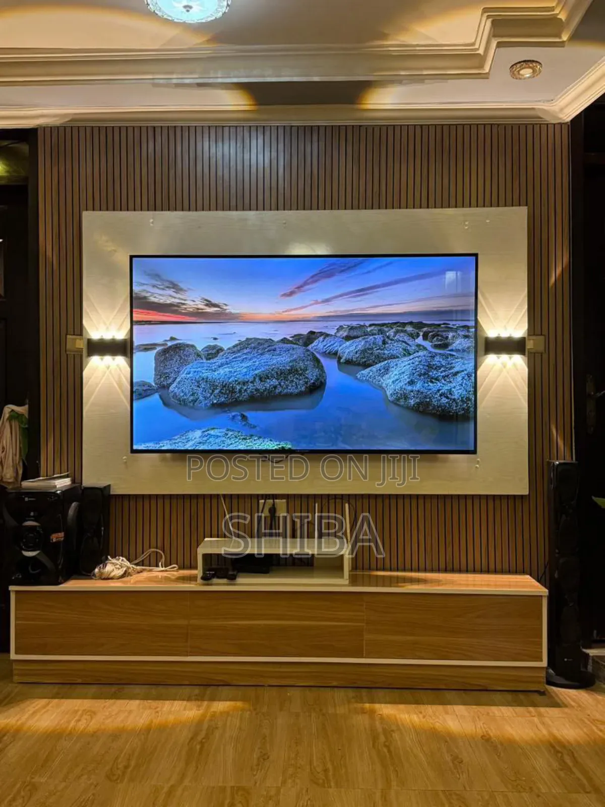 Tv Stand and Wall Pannel