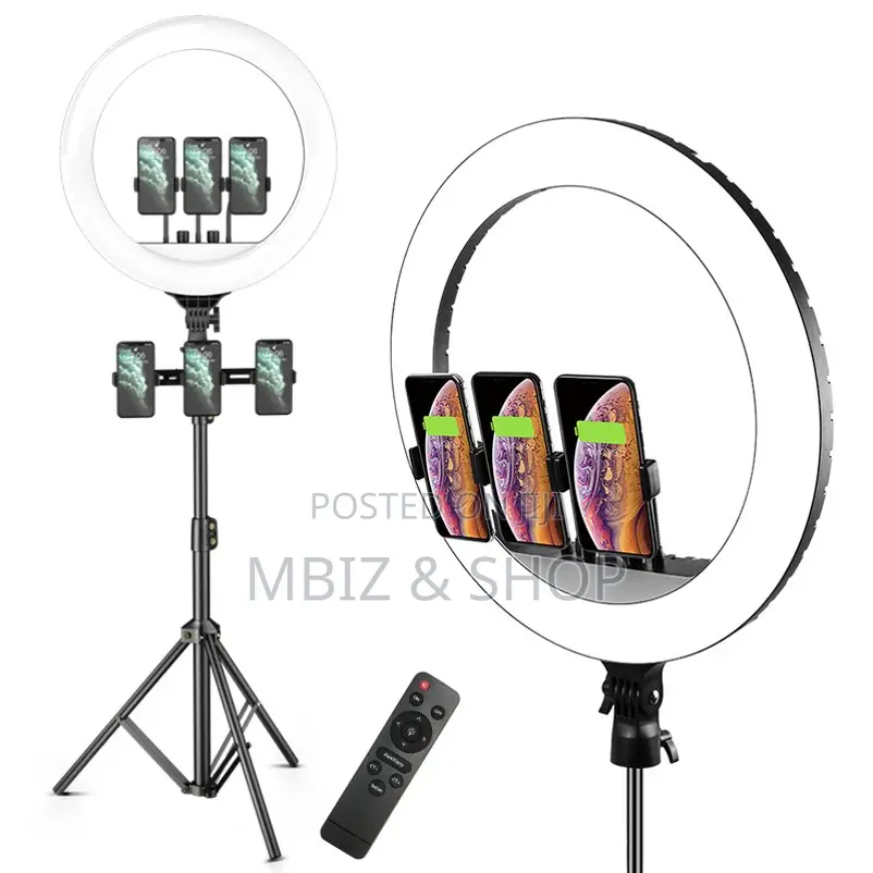 Ring Light 14inch 3 Phone Holder