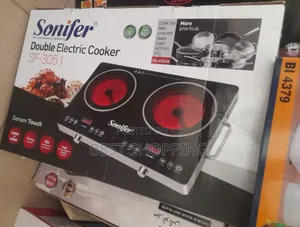 Photo - Sonifer Digital Ceramic Double Touch Stove Double Glass