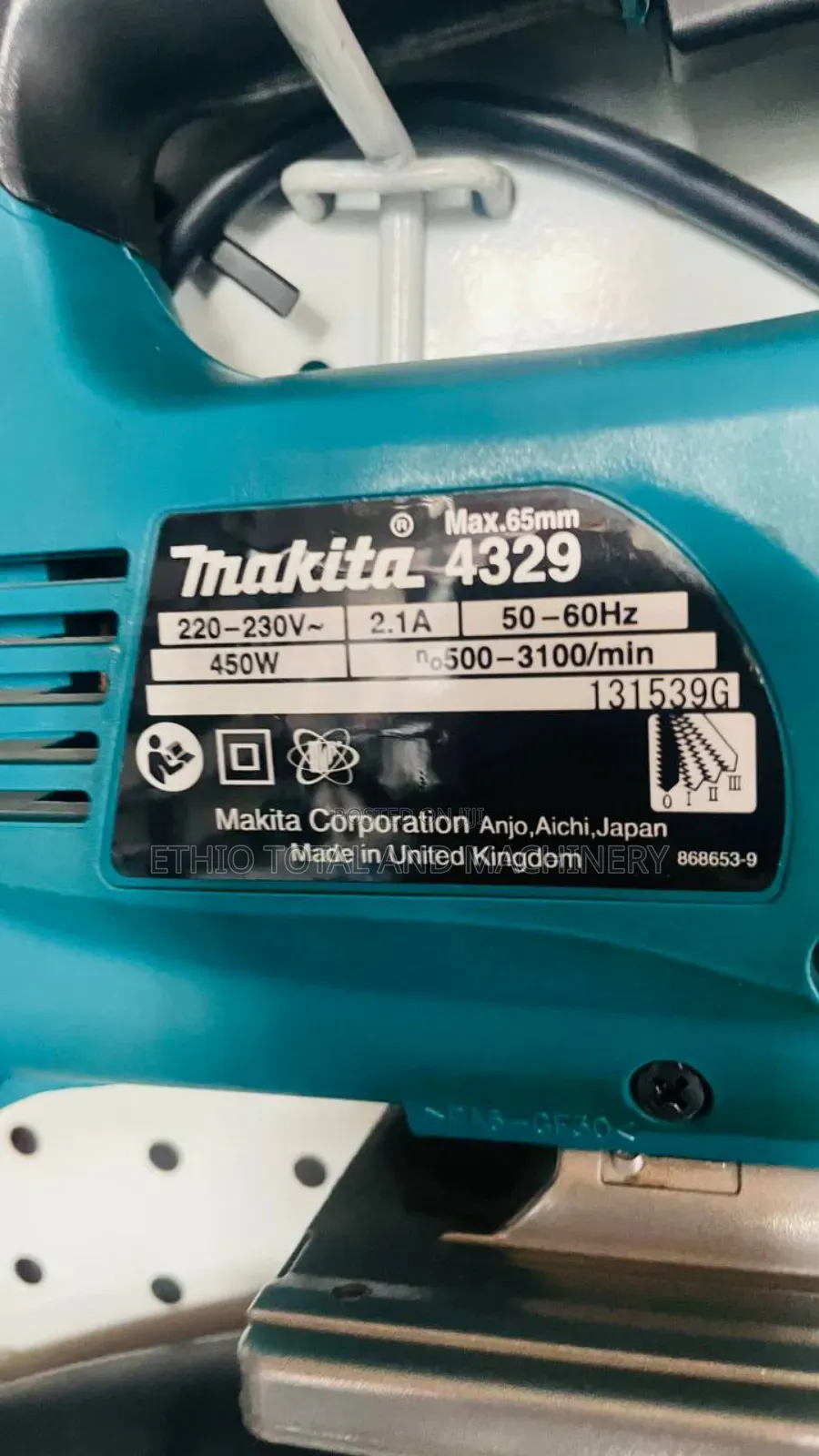 Original Makita Jigsaw 4329(450 Watt)