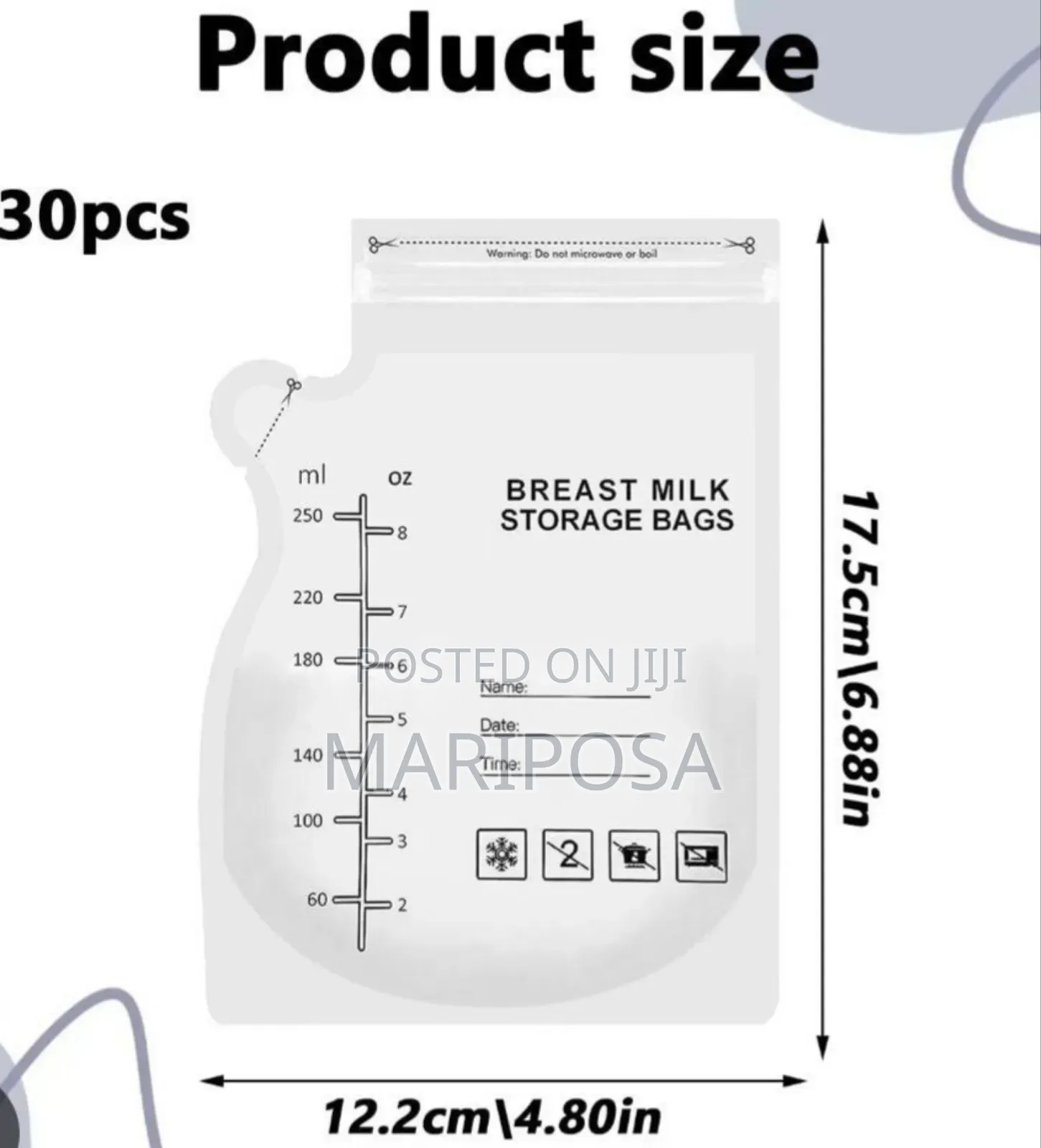 Breast Milk Storage Bags