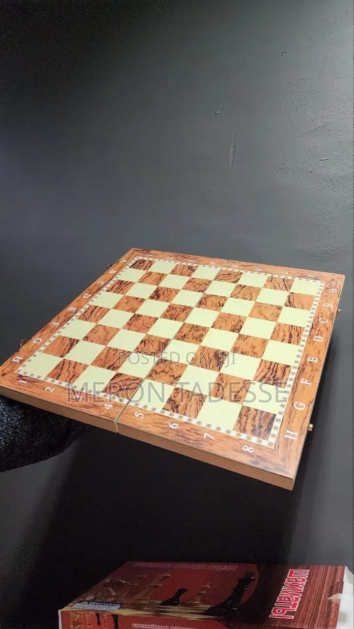 3in1 Wooden | [Chess+ Checkers + Backgammon ] [ ቼዝ + ዳማ +ባክጋመን ]