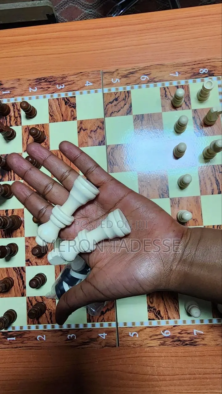 3in1 Wooden | [Chess+ Checkers + Backgammon ] [ ቼዝ + ዳማ +ባክጋመን ]